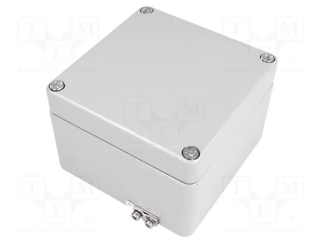 Enclosure: multipurpose; X: 120mm; Y: 122mm; Z: 81mm; ATEX; aluminium RAYCHEM RPG ALUEIN-EX-RJ11