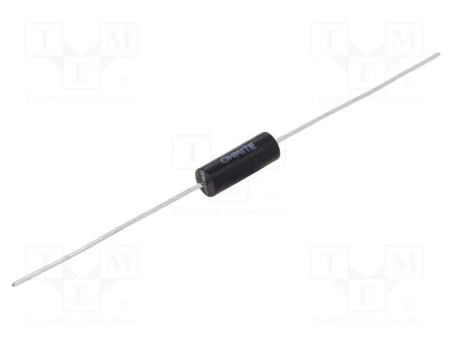 Resistor: wire-wound; THT; 200mΩ; 3W; ±1%; Ø5.2x14.5mm; -55÷275°C OHMITE 13FR200E