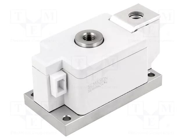 Single diode; 2kV; If: 600A; SEMIPACK4; A42; Ufmax: 1.5V; Ifsm: 18kA SEMIKRON DANFOSS SKKE600/20H4