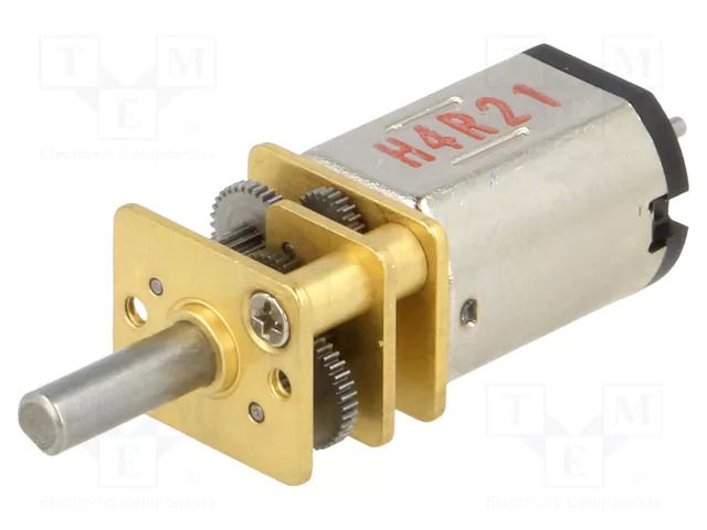 Motor: DC; with gearbox; HPCB 12V; 12VDC; 750mA; Shaft: D spring POLOLU POLOLU-3056