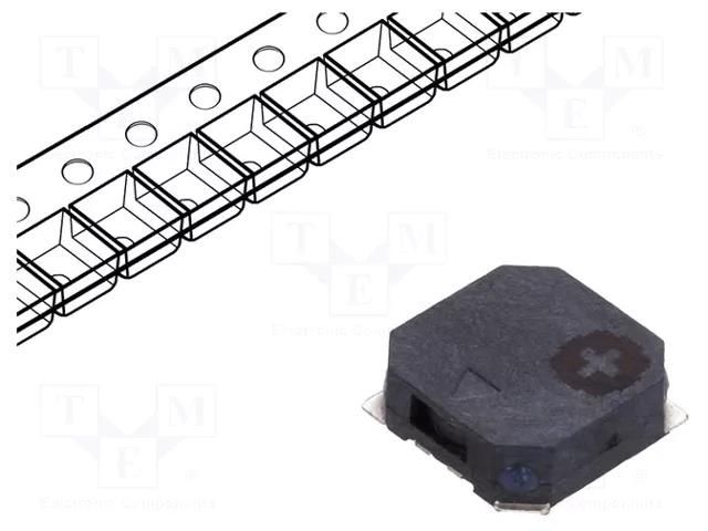 Sound transducer: electromagnetic signaller; SMD; 2731Hz; 100mA LOUDITY LD-BZEL-T37-0702