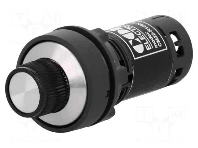 Potentiometer; 22mm; CM22; -25÷70°C; Ø22.5mm; IP65; 100kΩ COBI ELECTRONIC CM22-R100K-MT