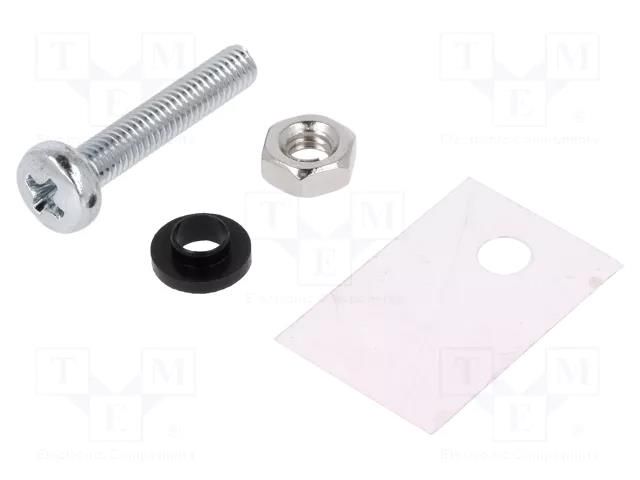 Insulation kit for transistors; TO220 FISCHER ELEKTRONIK MST/220