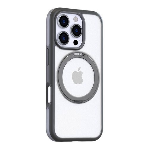 Torras Ostand R Fusion Case for iPhone 16 Pro (Gray), Torras X00FX1880