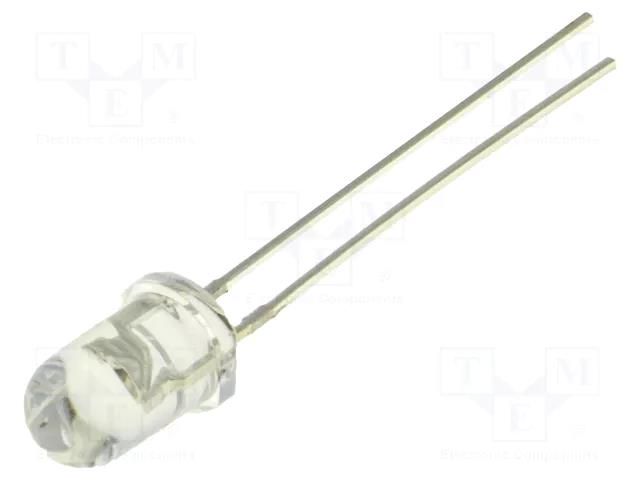 LED; red; 5mm; 2180÷3000(typ)-4200mcd; 60°; Front: convex OPTOSUPPLY OS5RPM5B61A