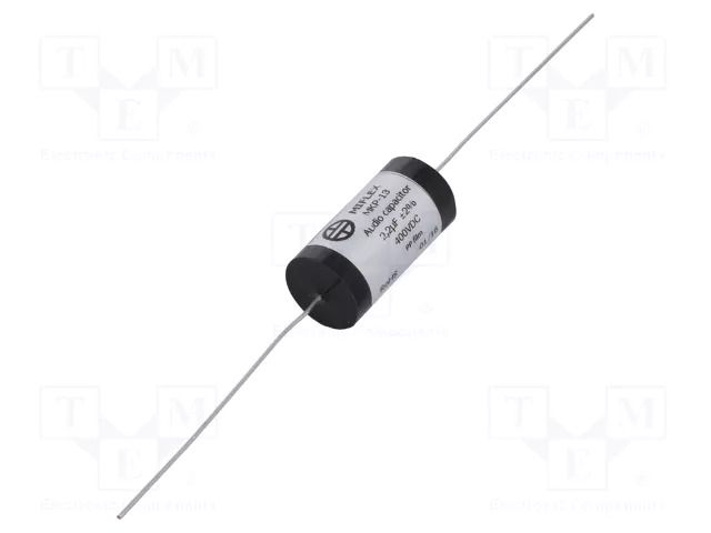 Capacitor: polypropylene; 2.2uF; 400VDC; ±2%; Ø16.6x29mm; THT MIFLEX MKP13-2.2U/400