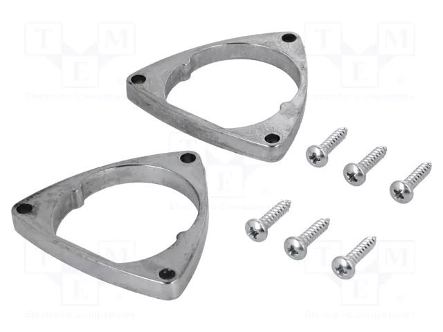 Straight holder; 2pcs; OVAL20 TOPMET TOP-92070030