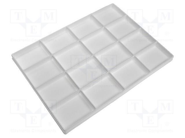 Insert; Kit: insert with 16 compartments LICEFA TE16-4