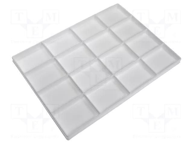 Insert; Kit: insert with 16 compartments LICEFA TE16-4