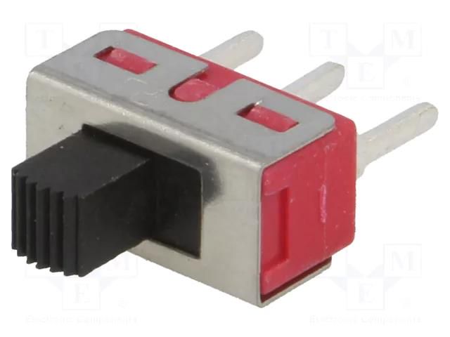 Switch: slide; Pos: 2; SPDT; 3A/250VAC; 6A/28VDC; ON-ON; THT; SL19 CANAL ELECTRONIC SL19121