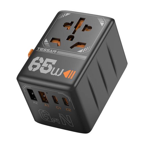 TESSAN TS-WTA03 Travel Adapter, Tessan TS-WTA03