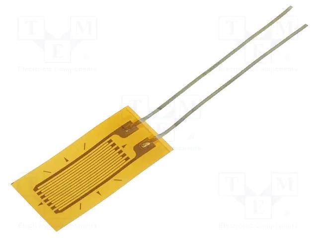 Sensor: film strain gauge; Features: strain gauge constant 2,15 TENMEX TEN-TFS10/120-W