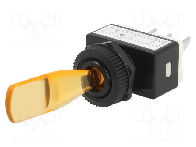 Switch: toggle; Pos: 2; SPST; ON-OFF; 6A/12VDC; Leads: connectors DONAU ELEKTRONIK TS-20/Y