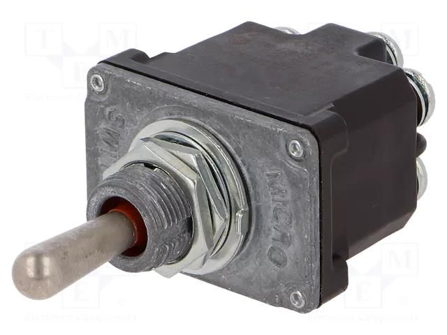 Switch: toggle; Pos: 3; DP3T; (ON)-OFF-(ON); 6A/230VAC; 10A/28VDC HONEYWELL 2NT1-7