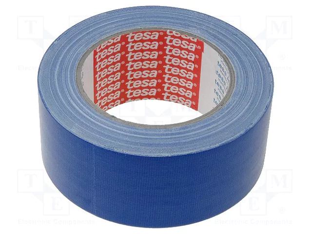 Tape: fixing; W: 50mm; L: 50m; Thk: 0.26mm; natural caoutchouc; blue TESA TESA-4688-50