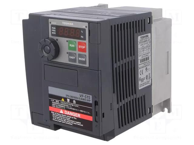 Vector inverter; 0.4kW; 3x380VAC; 3x380÷500VAC; 0÷10V; VFS15 TOSHIBA VFS15-4004PL-W