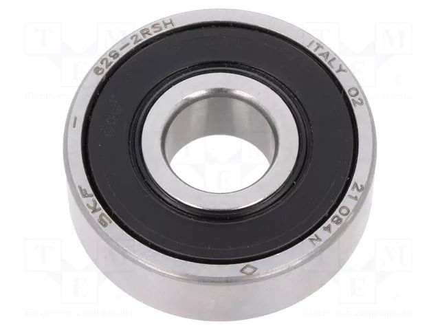 Bearing: single row deep groove ball; Øint: 9mm; Øout: 26mm; W: 8mm SKF SKF629-2RSH