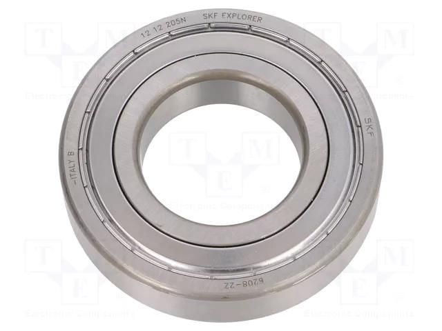 Bearing: single row deep groove ball; Øint: 40mm; Øout: 80mm SKF SKF6208-2Z