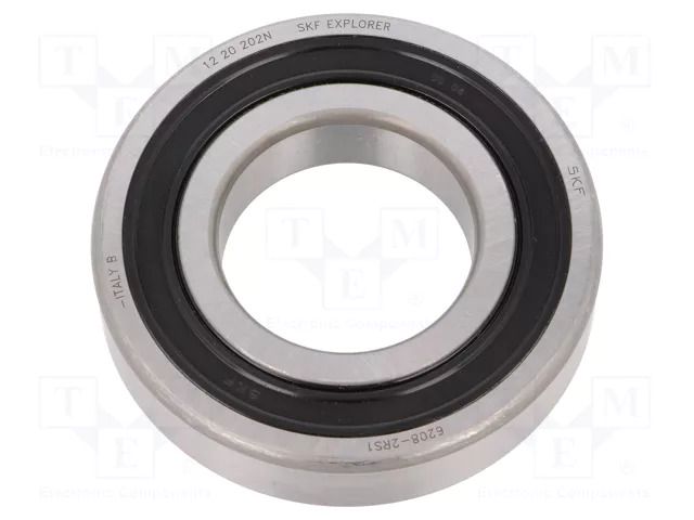 Bearing: single row deep groove ball; Øint: 40mm; Øout: 80mm SKF SKF6208-2RS1