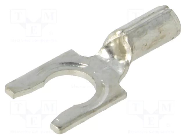 Tip: fork; M4,5; crimped; for cable; non-insulated; copper; 4.98mm KEYSTONE KEYS8256