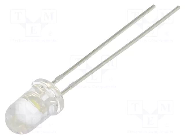 LED; white cold; 5mm; 15800mcd; 20°; Front: convex; 2.8÷3.8VDC LUCKYLIGHT LL-504WC2E-W2-3TC