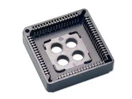 PLCC SOCKET, 68POS, 1.27MM, BLACK, SMT MP015724