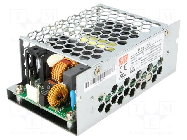 Power supply: switching; open; 120W; 113÷370VDC; 80÷264VAC; OUT: 1 MEAN WELL RPS-120-27-C