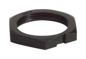 PANEL NUT, CONNECTOR, BLACK, NYLON 6/GF ANA138XXX01