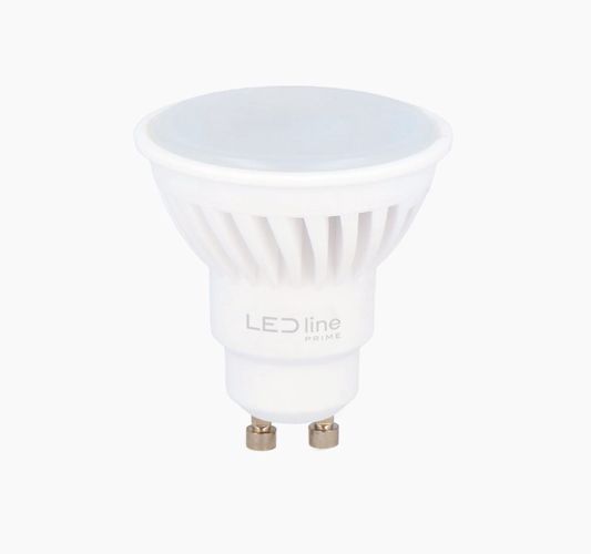 LED lamp GU10 230V 10W 1250lm 125lm/W, neutral white 4000K, dimmable, LED line 470225-II 5905378201552