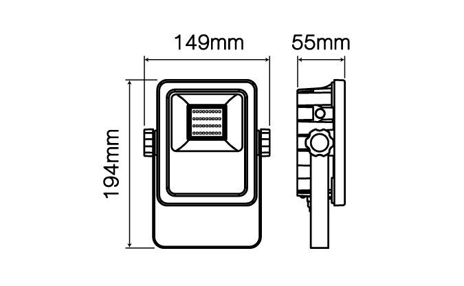 LED Floodlight 16W 1670lm 4000K, PROJECT, PREMIUM, LED line 470508 5907777470508