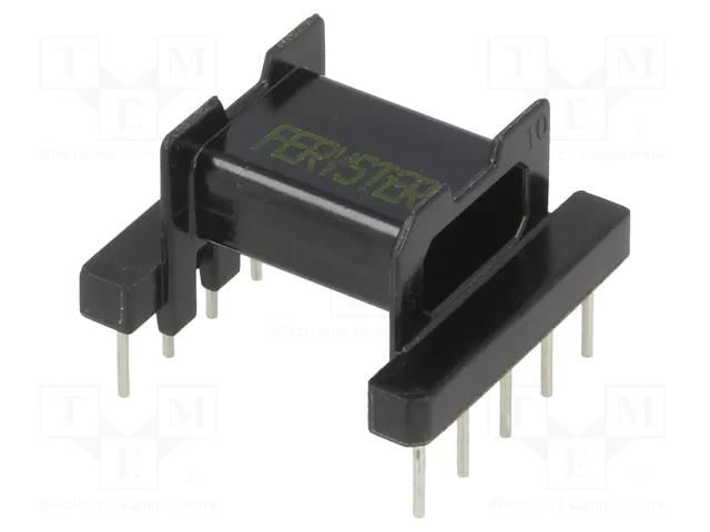 Coil former: with pins; plastic; No.of term: 10; Poles number: 1 FERYSTER EFD25-K-10P