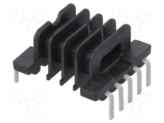 Coil former: with pins; plastic; No.of term: 10; Poles number: 4 FERYSTER EFD15-K-10P-4S