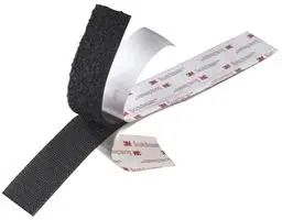 SCOTCHMATE RECLOSABLE FASTENER, BLACK, 1 SJ-3527N BLACK 1 IN X 50 YD