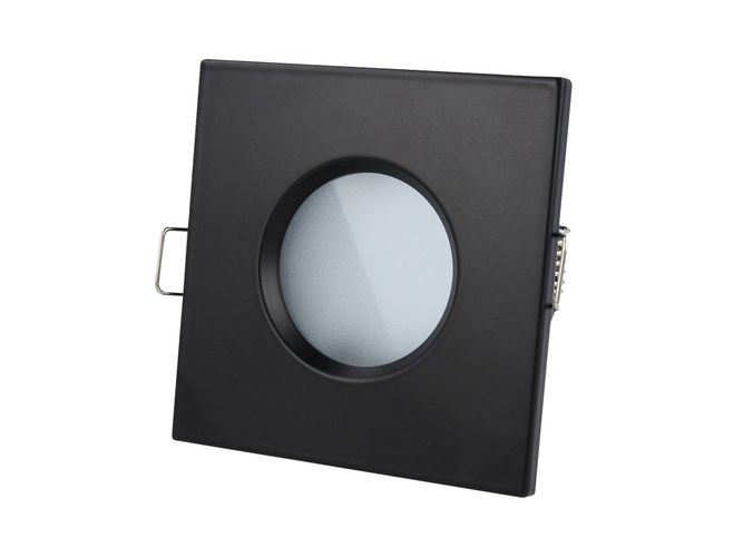 LED line® downlight waterproof square die cast aluminium black 471062