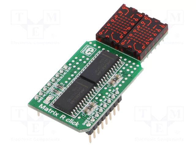 Click board; prototype board; Comp: MAX7219; LED matrix; 5VDC MIKROE MIKROE-2245