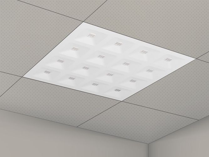 LED Panel DIORA 595x595 36W 4000K 5040lm, dimmable 0-10V, LEDOM 471260