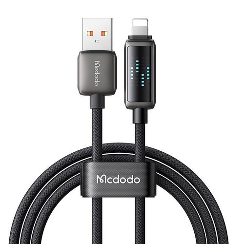 Mcdodo CA-5250 USB-A to Lightning cable, LED display, 1.2m, Mcdodo CA-5250