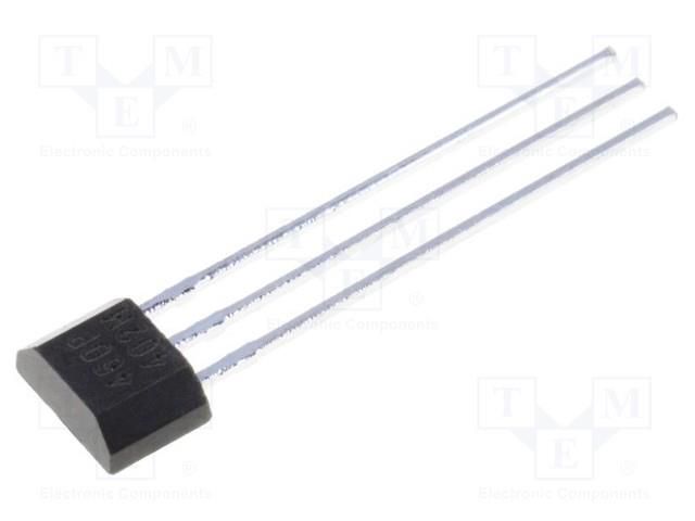 Sensor: Hall; bipolar; TO92; -55÷55Gs; Usup: 3÷24VDC HONEYWELL SS460P