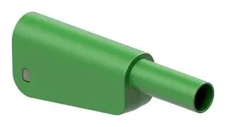 BANANA TEST CONN, PLUG, 32A, GREEN/CABLE 66.2023-25