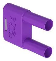 BANANA TEST CONN, PLUG, 32A, VIOLET, CBL 66.4012-26