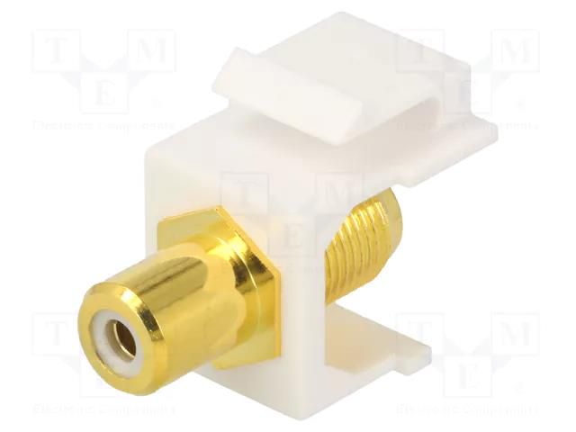 Transition: adapter; socket; female x2; straight; gold-plated LOGILINK LOG-NK0026