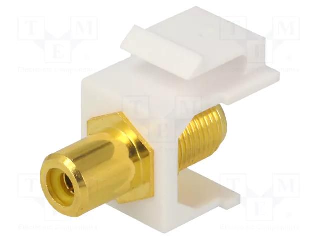 Transition: adapter; socket; female x2; straight; gold-plated LOGILINK LOG-NK0025