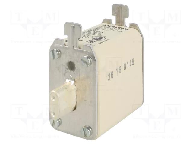 Fuse: fuse; 63A; 690VAC; 440VDC; gR; industrial; NH00; SENTRON SIEMENS 3NE8018-1
