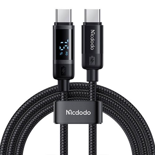 Mcdodo CA-5780 USB-C to USB-C 60W data cable 1.2m (black), Mcdodo CA-5780