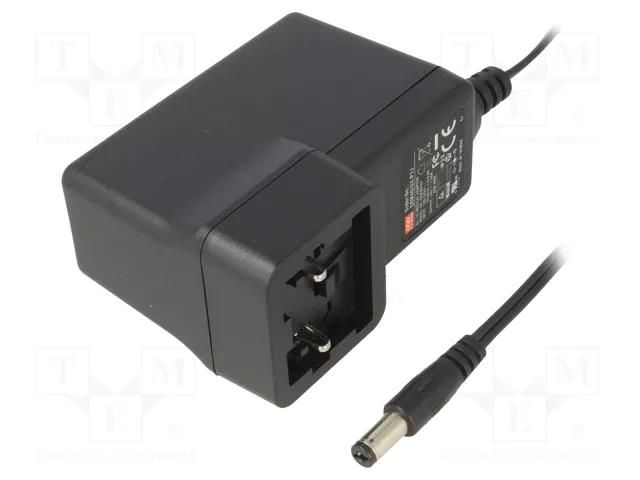 Power supply: switching; mains,plug-in; 24VDC; 1.67A; 40W; 89% MEAN WELL GEM40I24-P1J