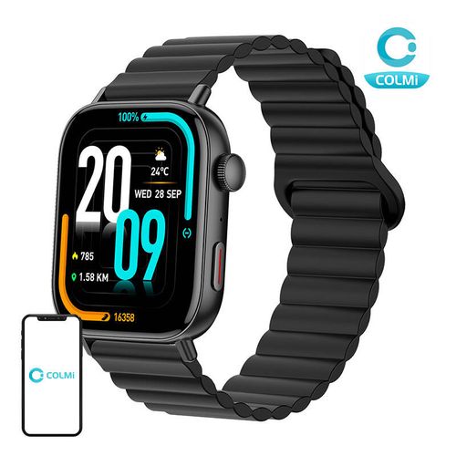 Colmi C8 Max smartwatch with magnetic strap (black), Colmi C8 Max Black Mag