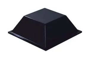 BUMPER / FEET, SQUARE/BLACK/20.5 X 7.5MM MP2205-BK1-36