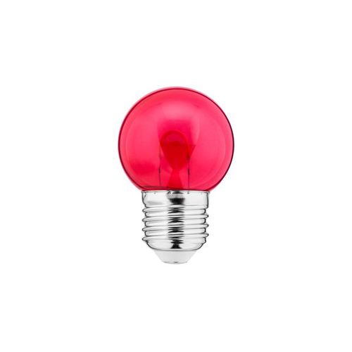 LED Color Bulb 1W G45 240V 10Lm PC red clear FILAMENT U THORGEON-05253