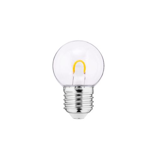 LED Bulb 1W G45 220V 25Lm 2200K PC clear FILAMENT U THORGEON-05264