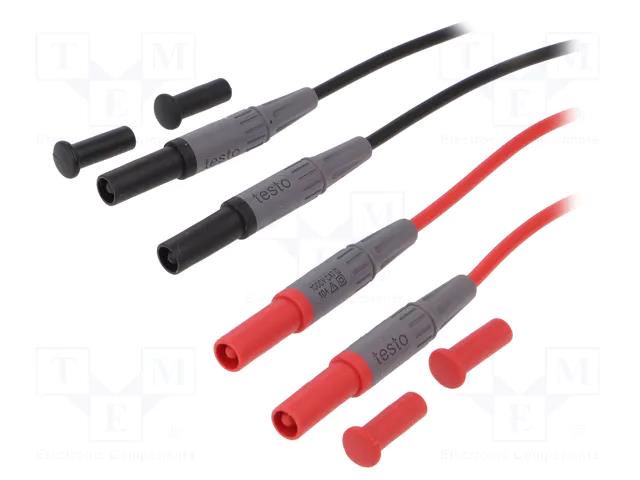 Test leads; banana plug 4mm,both sides TESTO TESTO-05900013